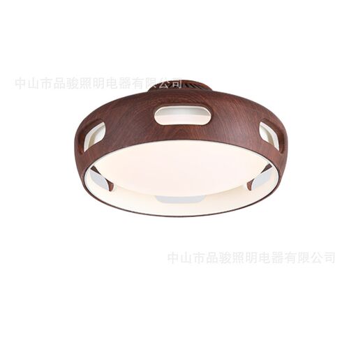 无扇叶餐厅隐形风扇灯简约低楼层家用书房卧室吊扇灯吸顶灯具跨境