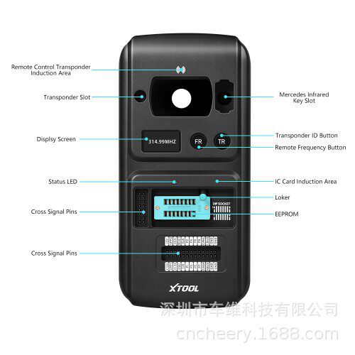 朗仁XTOOL KC501 key Programmer X100 PAD3海外版汽车钥匙编程器