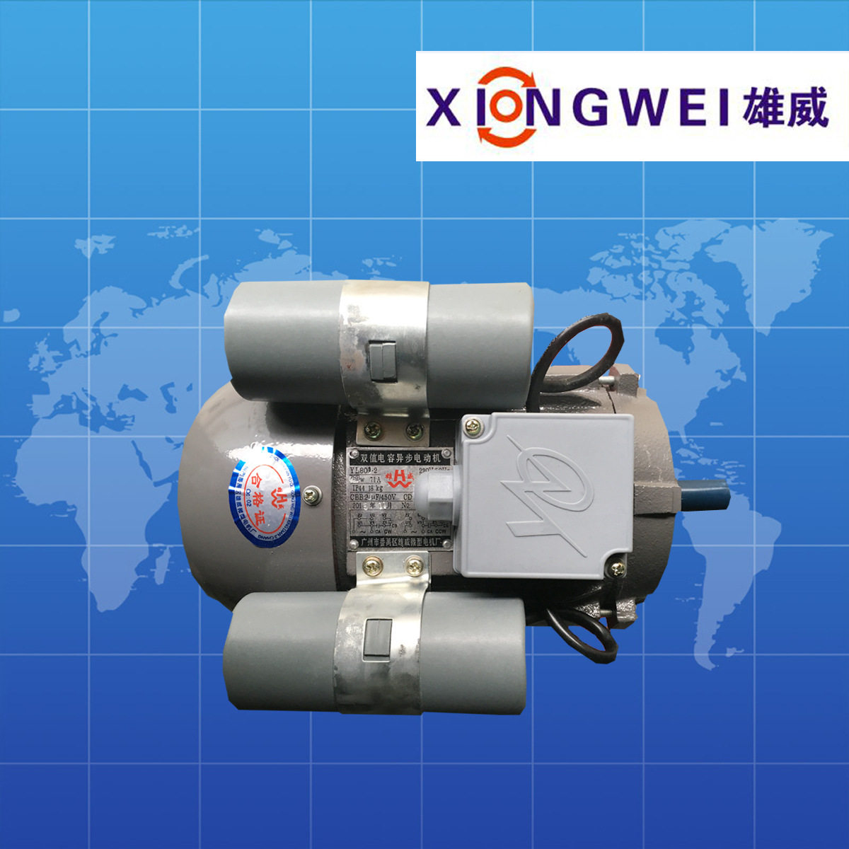 YL801-2 750W双值电容起动电机 玉器机械专用电机