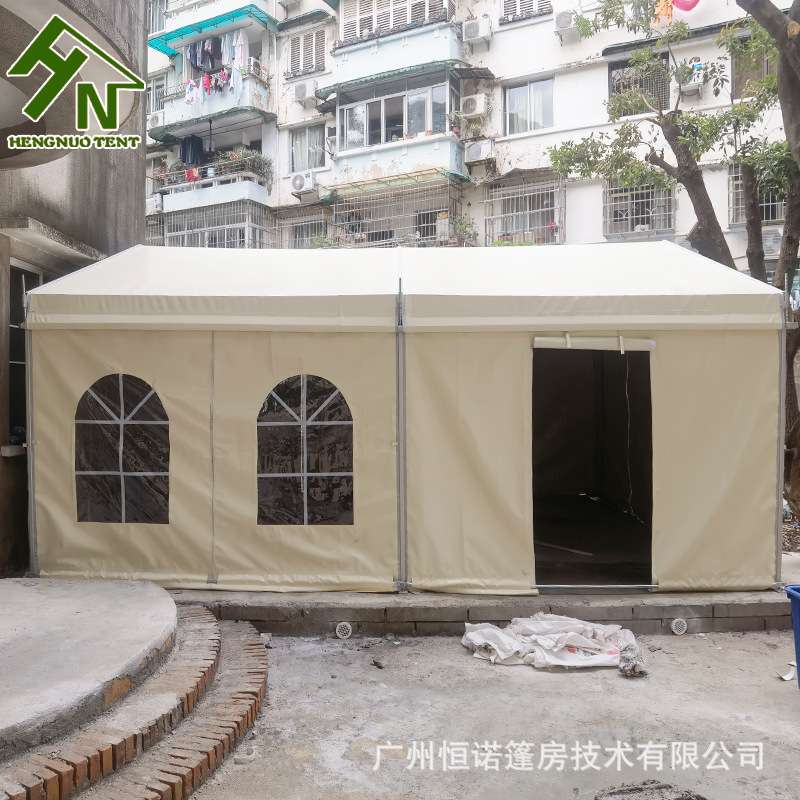 铝合金篷房 户外临时餐厅篷房 遮阳防风防雨装配式大棚可出口