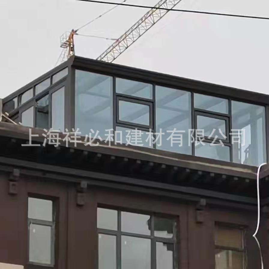 可安装钢化玻璃门窗防爆隔热屋顶抗风阳光房别墅花园移动泳池盖