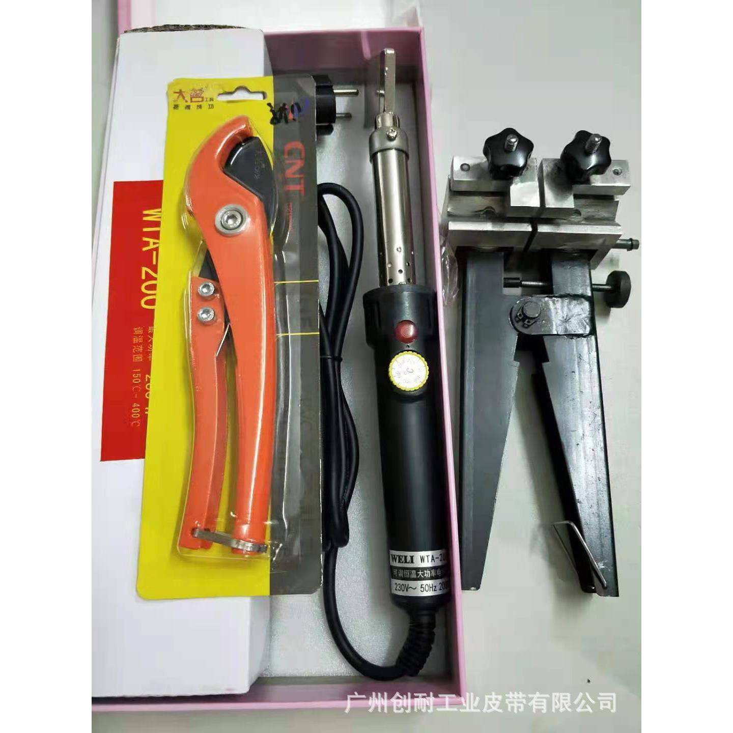 供应聚氨酯PU圆带三角带 五角带接驳机接头工具三件套 对接设备