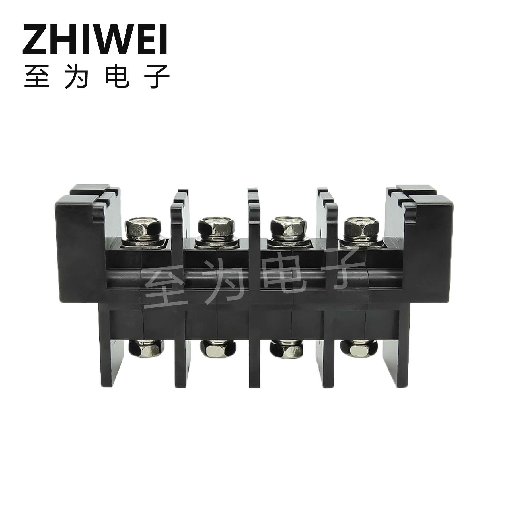 贯通式接线端子栅栏式接线柱新能源储能穿墙接线端子排大电流200A