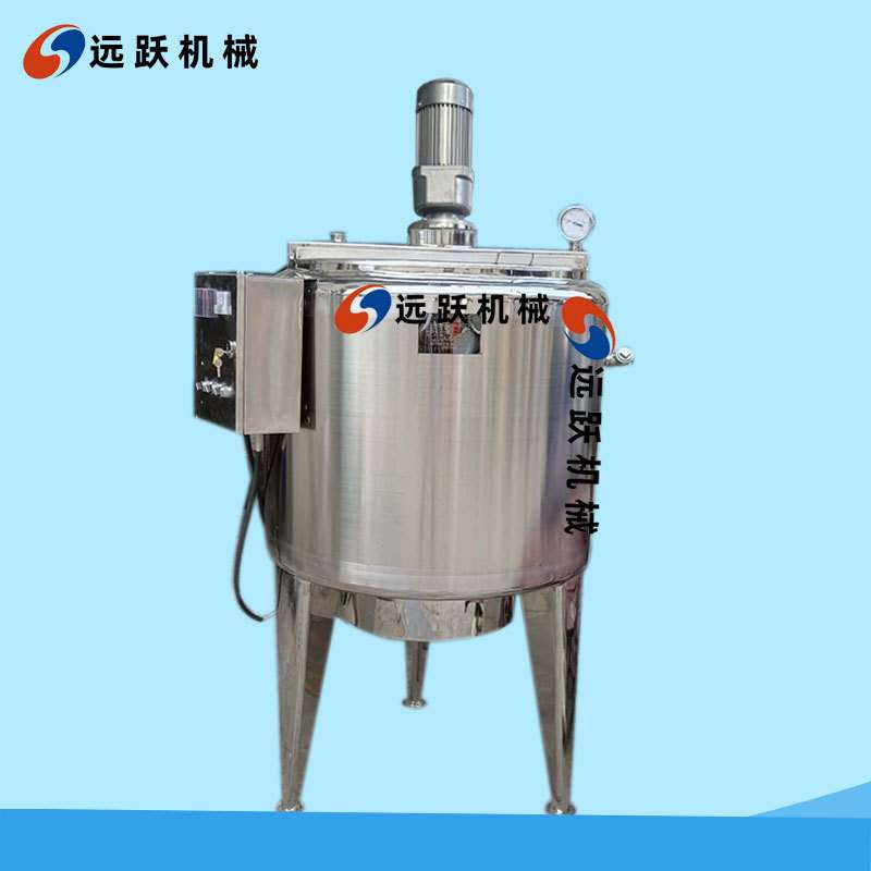 不锈钢加热拉缸电加热双层拉缸胶水加热混配搅拌罐