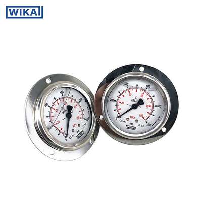 威卡wika不锈钢波登管压力表213.53.063 径向压力表 EN837-1