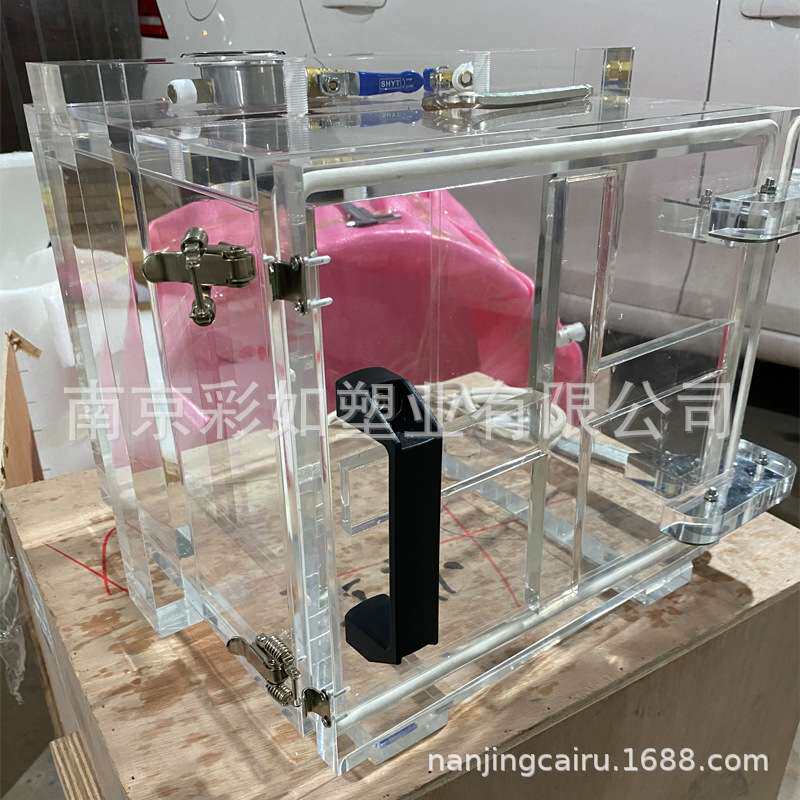 高透明 密封实验器材箱 亚克力真空箱 收纳有机玻璃箱