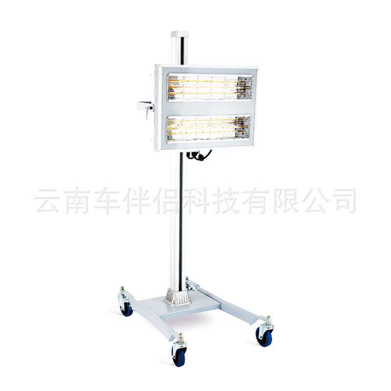 戴卡CH-2红外短波烤灯360度转动LED 显示 数字时钟采用铝合金材料
