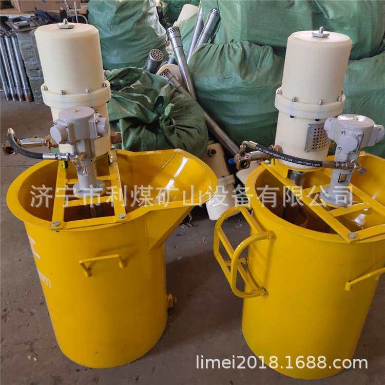 ZBQ-8/10矿用气动注浆泵 防爆便携式注浆搅拌机单缸注浆机