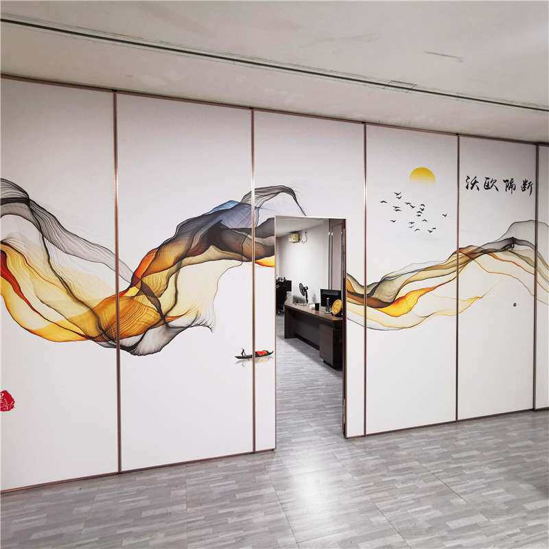 宴会厅移动隔断墙酒店活动隔断折叠屏风会议室隔音隔断墙