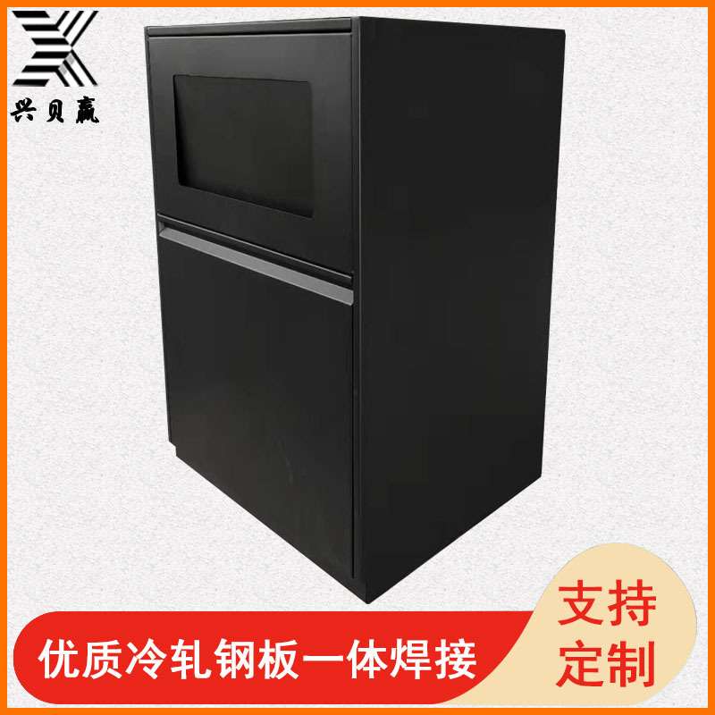 加厚不锈钢柜式商用大号垃圾桶奶茶餐饮快餐店餐厅办公室清洁桶