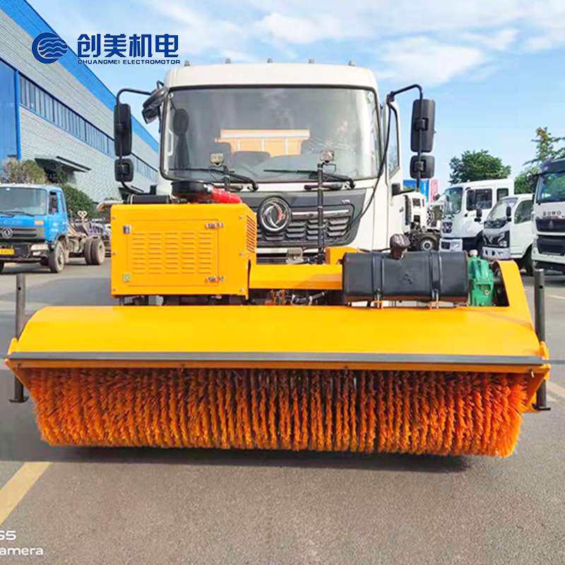 扫雪滚刷车载式市政环卫道路清雪拖拉机铲车加装扫雪机大型除雪机
