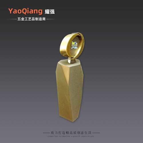 耀强zero accident运动竞赛荣誉金属奖杯锌合金属工艺品摆件铁艺