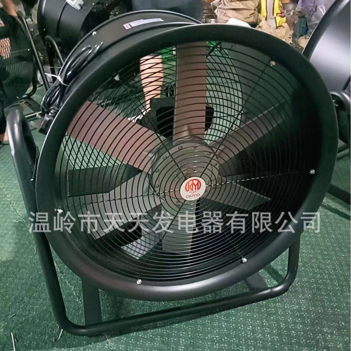 出口24寸600MM 2极大风量移动轴流通风机工业隧道船用排风扇