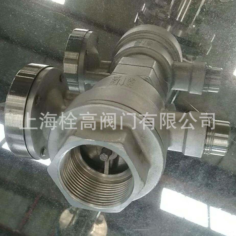 供应螺纹不锈钢低助力倒流防止器 丝扣不锈钢倒流防止器DN15-DN50