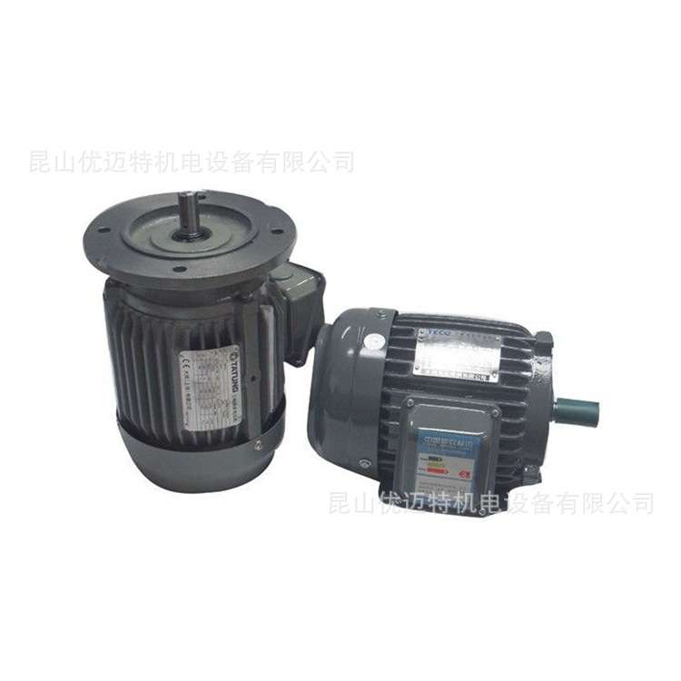 台弯原装东元AEEF3-100L2HP4P380V2.2KW三相立式卧式刹车电机马达