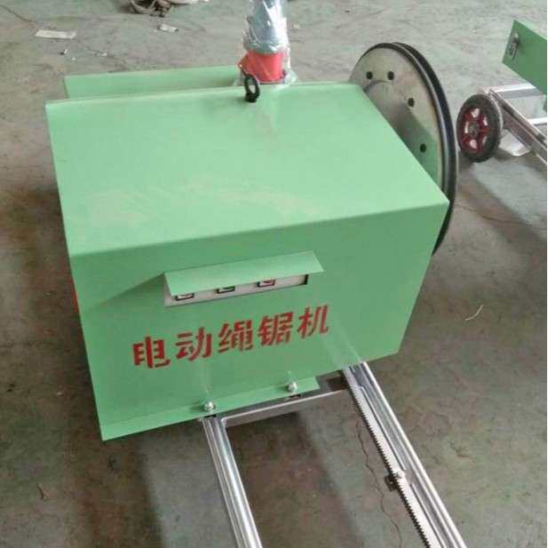 莱鑫供应绳锯机 混凝土金刚石绳切割机 666小型电动矿山开采绳锯