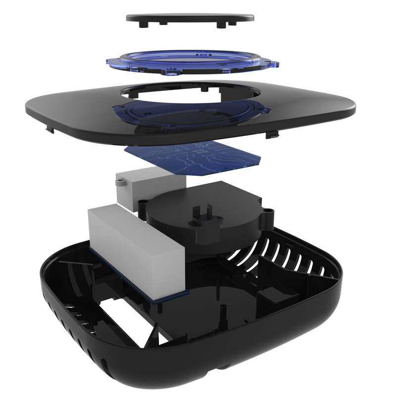 新款车载空气净化器 智能汽车用净化器 除异味雾霾 工厂直销ODM