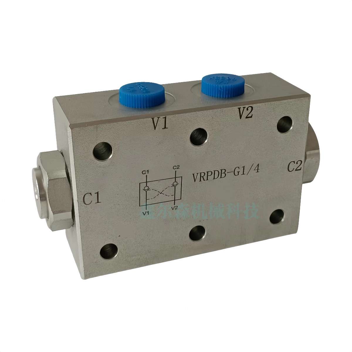 板式双向液压锁 双作用油缸锁 VRPDB-G1/2 VRPDB-G1/4工程机械锁