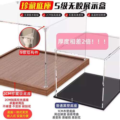 亚克力展示盒适用TOPTOY三丽鸥酷洛米航游星际半机械大体防尘收纳