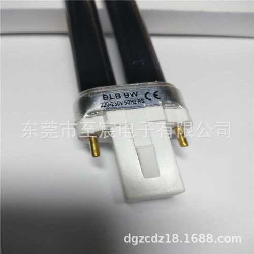 现货国产UVA 365nm紫外线黑灯管PL-S 9W/BLB/2P 紫光灯 验钞 检测