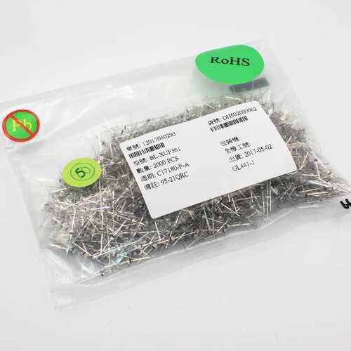 一字型小蝴蝶长脚F1.8MM高亮单色灯珠红翠绿蓝白黄橙色LED灯珠