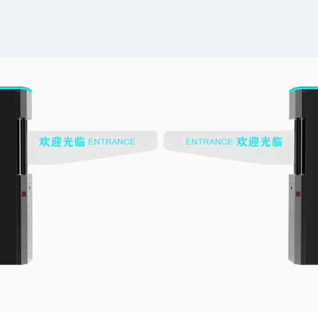 立式小摆闸 人脸识别闸机 圆柱速通门 方型门禁摆闸 人行通道翼闸
