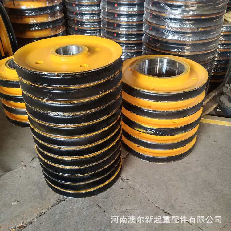 厂家供应 起重机滑轮 轧制滑轮 行车天车配件热轧滑轮