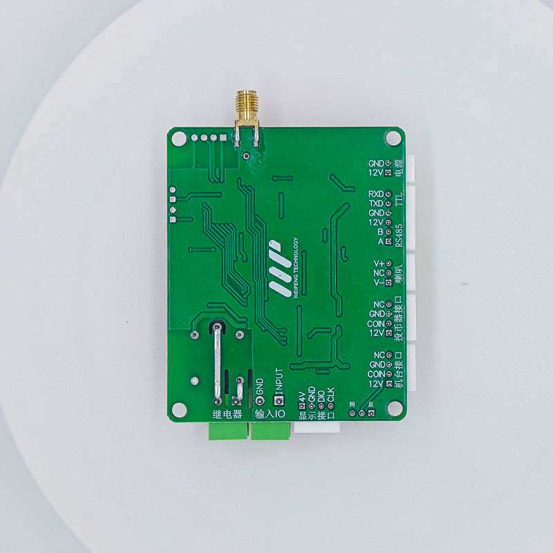 观光共享代步车单继电器TTL和485串口控制语音播报4G维码器无线