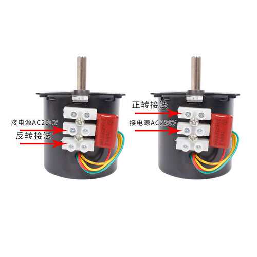 永磁同步电机68W交流多正YZ220V大转速马达力矩28KT微型低速反转