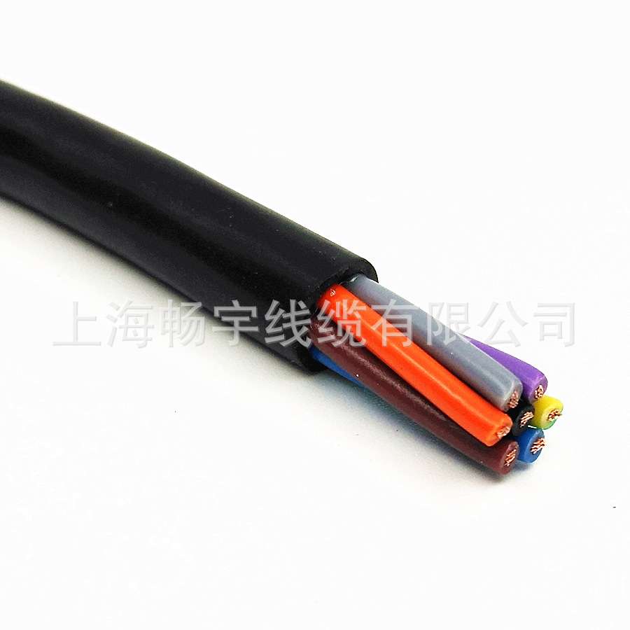ZA-RVV6*0.75阻燃护套电线聚氯乙烯绝缘 6芯0.75平方中大元通线缆
