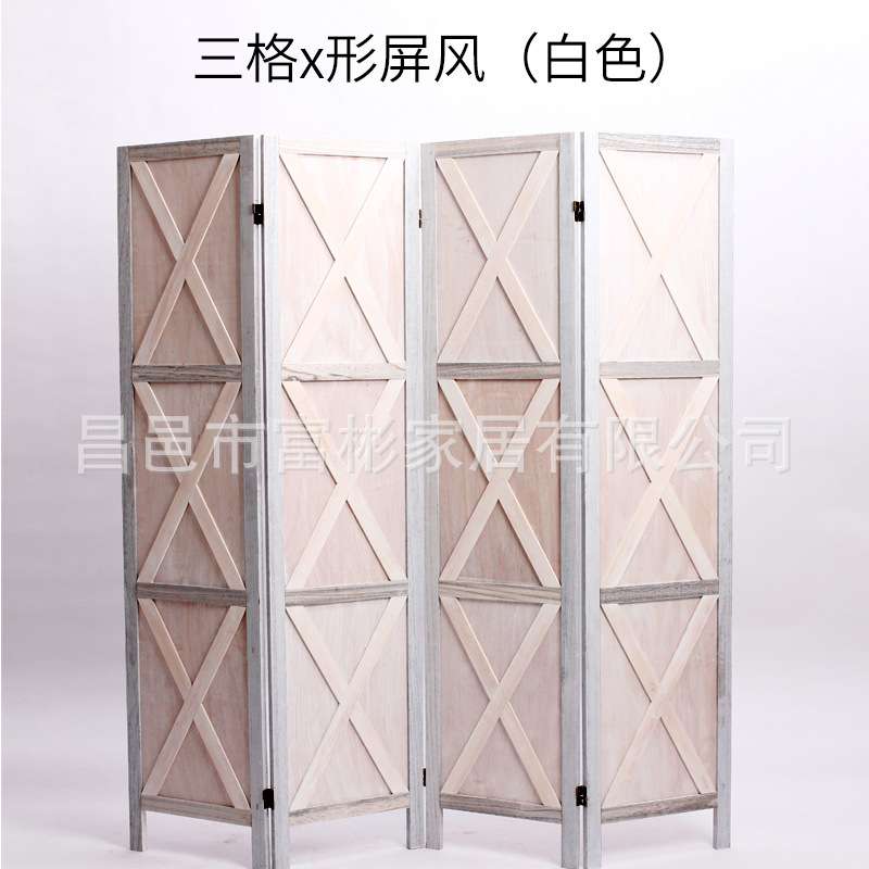 【新品屏风】实木格子竹编装饰屏风隔断墙木格栅玄关客厅折叠移动