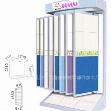 鑫烽热销 翻页式瓷砖展架 优质石材木地板陶瓷展示架瓷片涂料展架