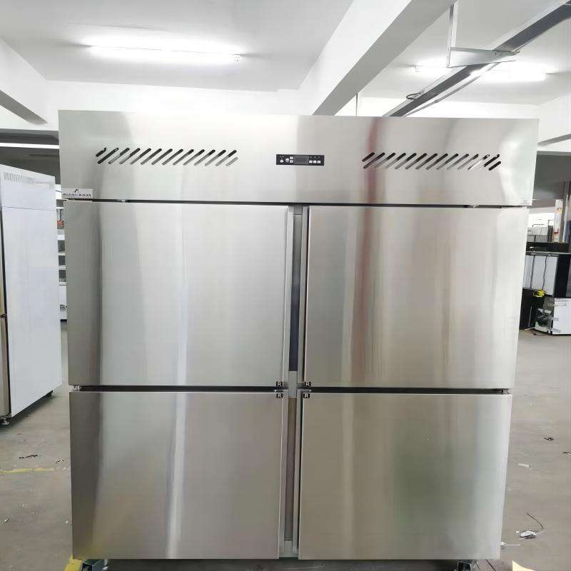 久景设备商业用冷冻冷藏四门立式不锈钢冷藏柜冷冻柜冰箱冷库冰柜