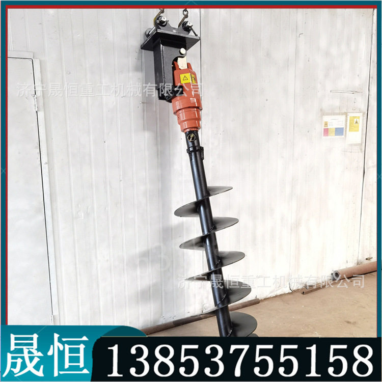 小型螺旋地钻深孔打眼机