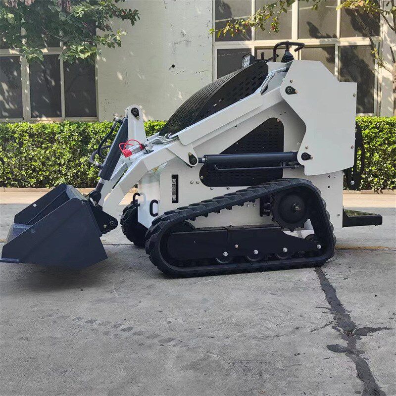 小型挖斗滑移式小铲车四轮迷你装载车建筑园林Q用多功能履带滑移