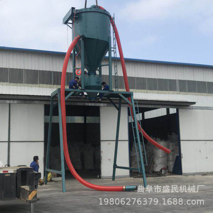 湖南气力输送机车间吸尘吸灰装袋装车气力吸料机大型除尘器