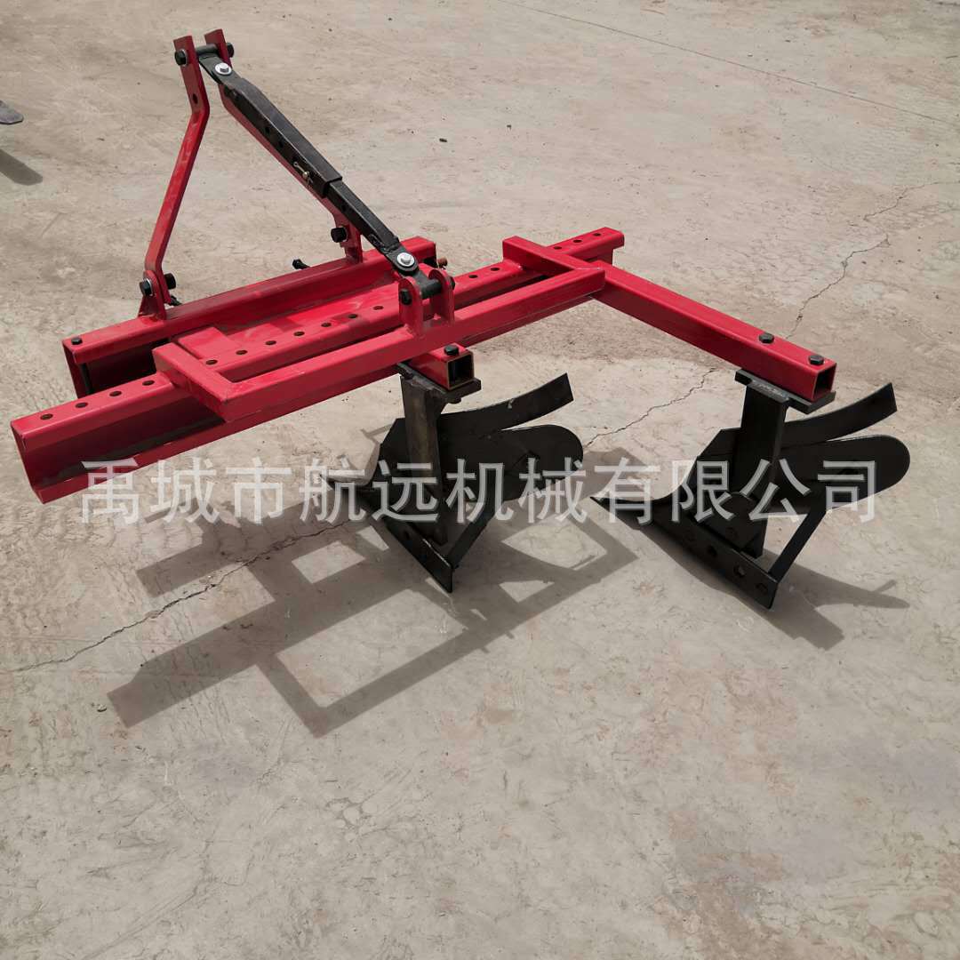 大棚左右移动双铧开沟起垄犁