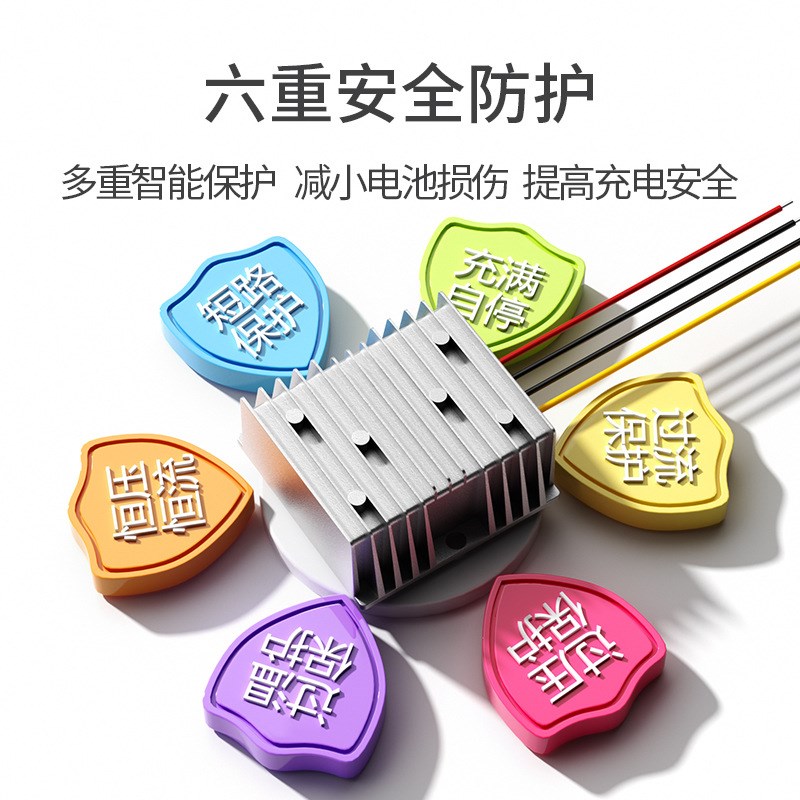 锂电池专用充电器9-36V转12.6V29.2V小型P直流电源全自动稳压神器