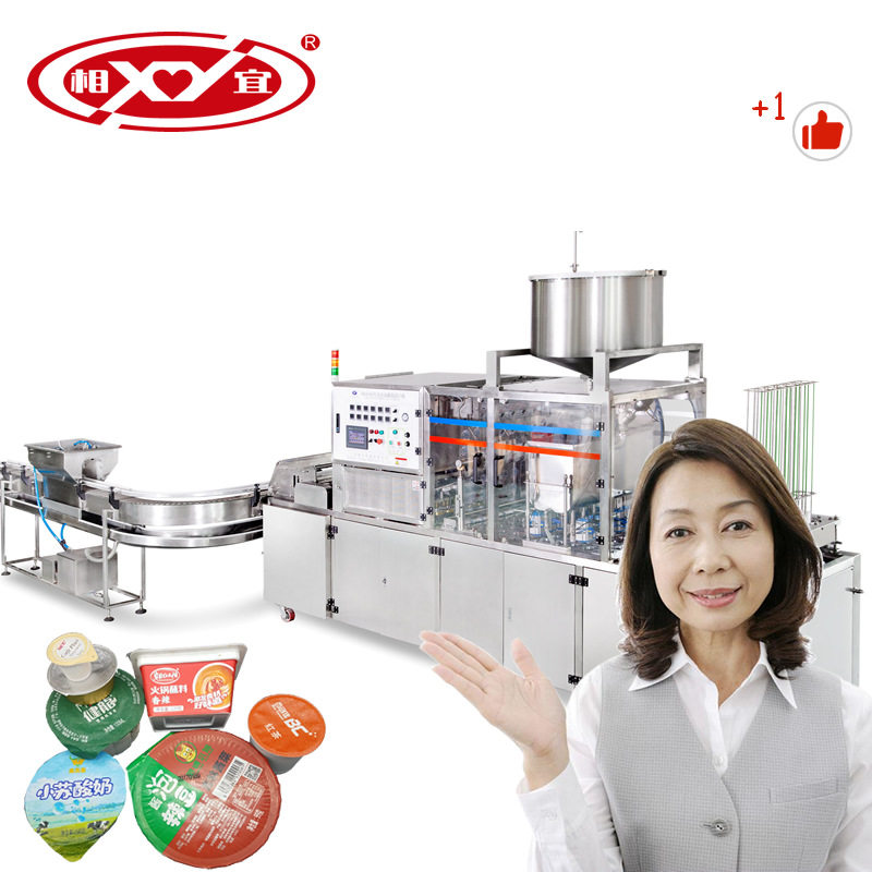 八宝粥银耳羹塑料杯全自动灌装机