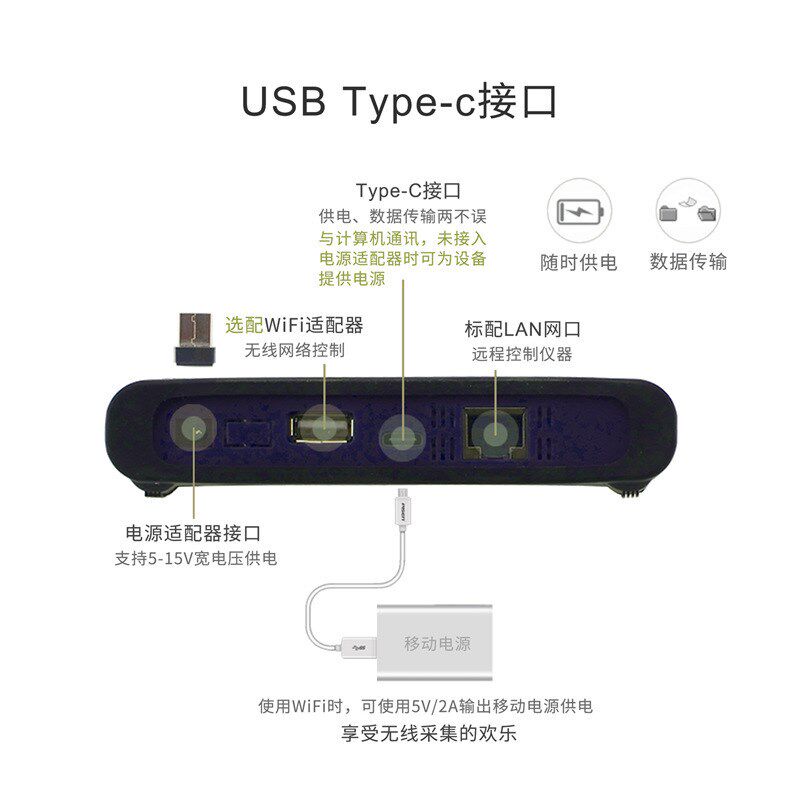 OWON虚拟PC数字示波器VDS6102双通道I100M便捷标配信号源二次开发