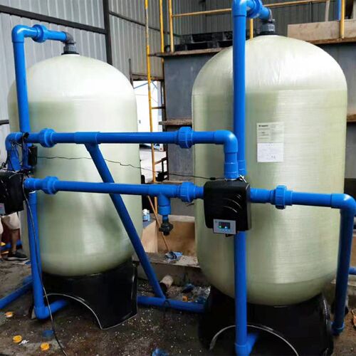 RONSENTECH荣鑫泰玻璃钢罐直径1米4M065砂炭罐软水机树脂桶