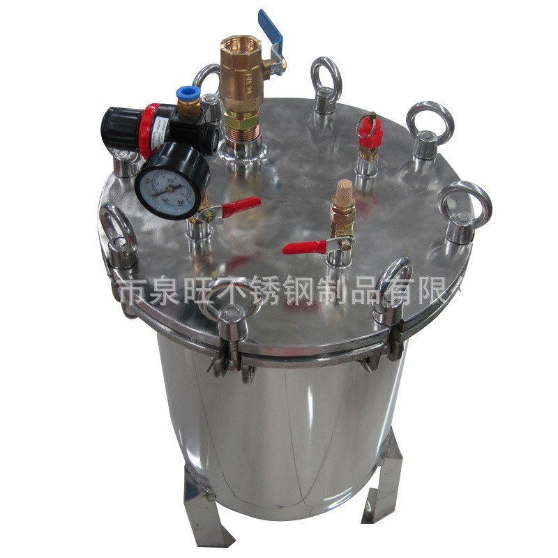 10L不锈钢压力桶 压胶桶304H材料桶耐高压可非标压力桶