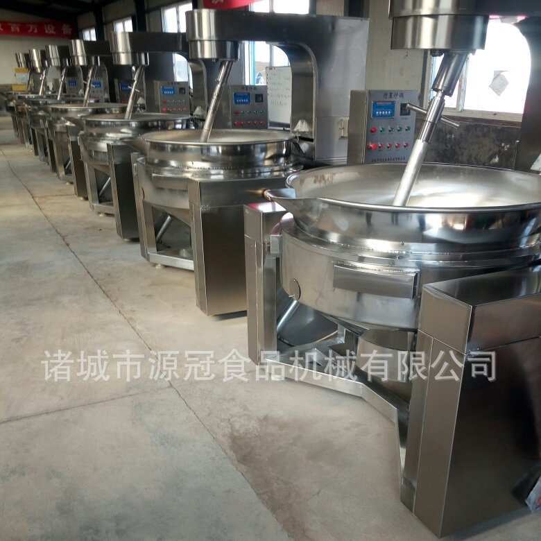 供应全自动辣酱行星搅拌炒锅米粉火锅底料炒锅 翻炒均匀