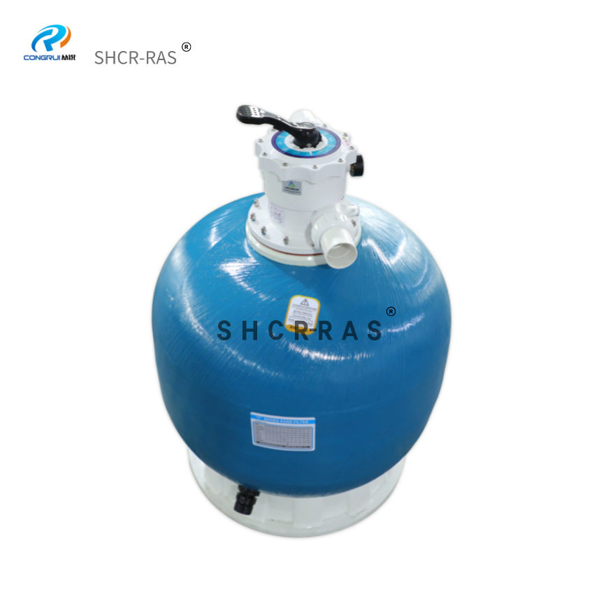顶出泳池水处理过滤砂缸水产养殖水循环沙缸过滤器游池设备厂家