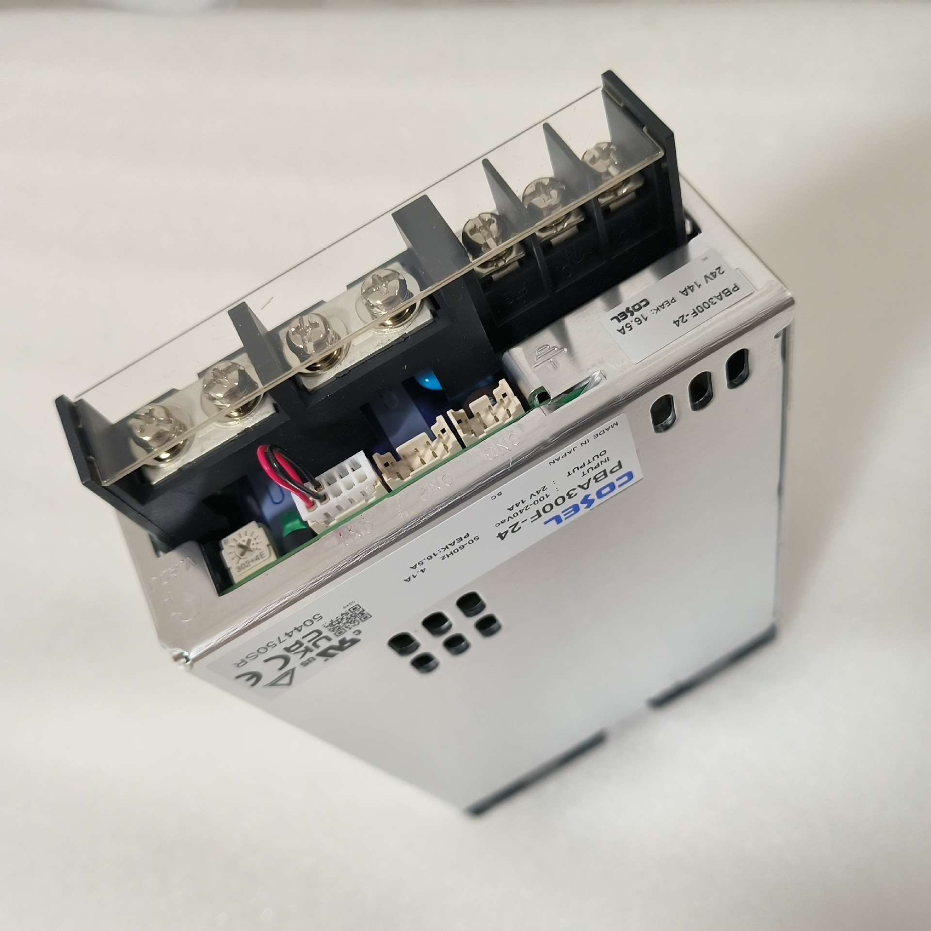 COSEL科索 336W开关电源, 24V 直流, 14A, 底盘安装PBA300F-24