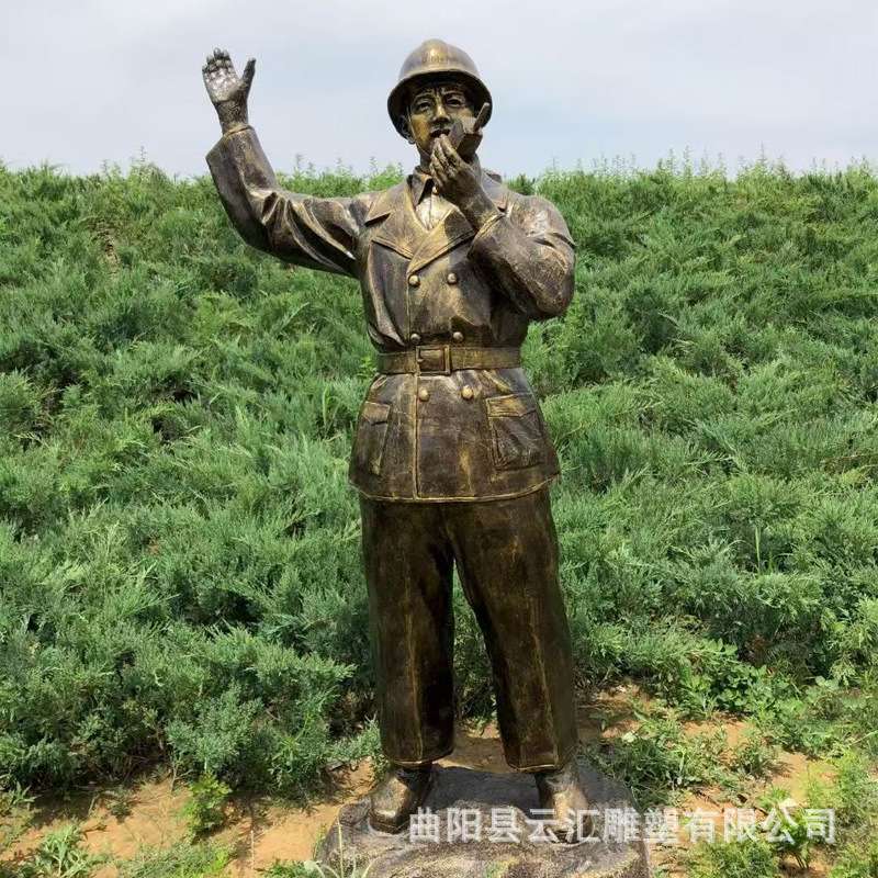 铸铜矿工石油工人雕像玻璃钢仿铜人物雕塑劳动人民模型纪念馆摆件