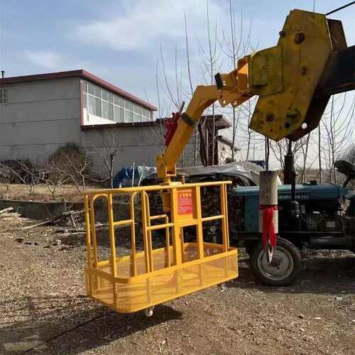 高空作业吊篮360度旋转升降式自平衡吊车吊篮1.2米1.5米旋转吊篮