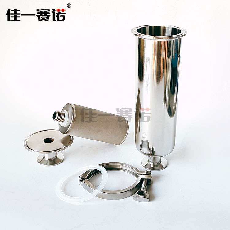 不锈钢钛棒过滤器 蒸汽过滤耐高温 直通管式气体过滤器