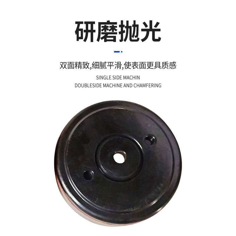 玻璃磨边抛光连底BD轮直线双边抛光轮倒角磨边带底座直边机BD磨轮