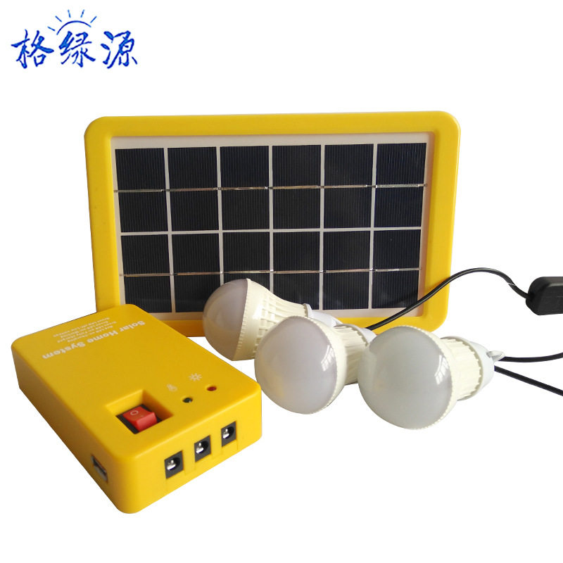 3W锂电太阳能高亮节能照明灯